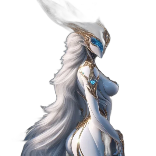 dragon, dress, staff, crown transparent PNG cut-out