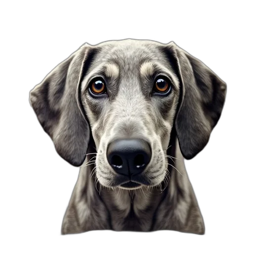 animal, face, staff, photorealistic transparent PNG cut-out
