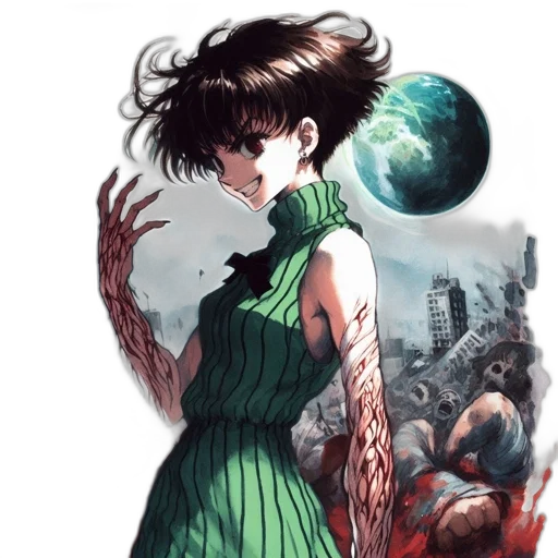 dress, comic book art, concept art, fantasy art transparent PNG cut-out