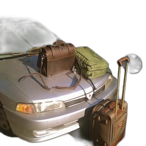 car, weapon, luggage, hood transparent PNG cut-out