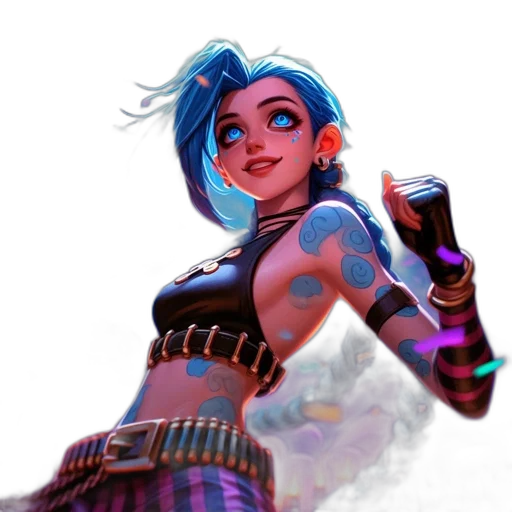 concept art, cyberpunk, fantasy art, comic book art transparent PNG cut-out