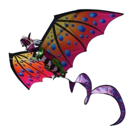 dragon, umbrella, creature, staff transparent PNG cut-out