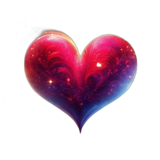 jewelry, 3d render, outer space, red transparent PNG cut-out