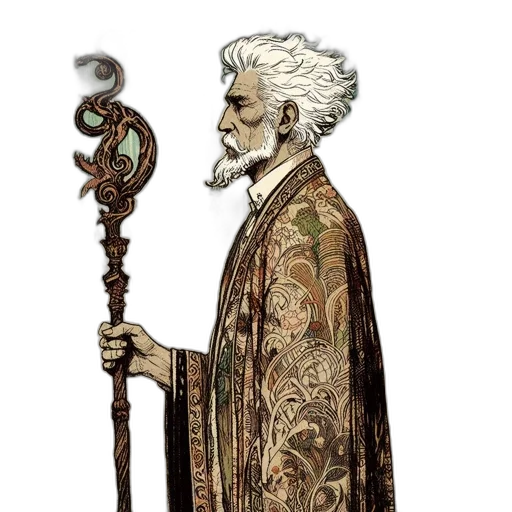 staff, sword, dragon, concept art transparent PNG cut-out