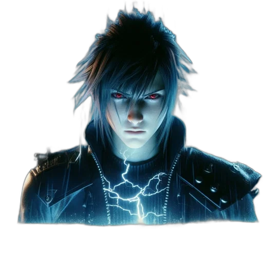 jacket, face, hair, dragon transparent PNG cut-out