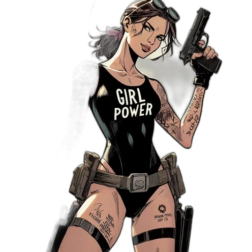 weapon, comic book art, concept art, cartoon transparent PNG cut-out