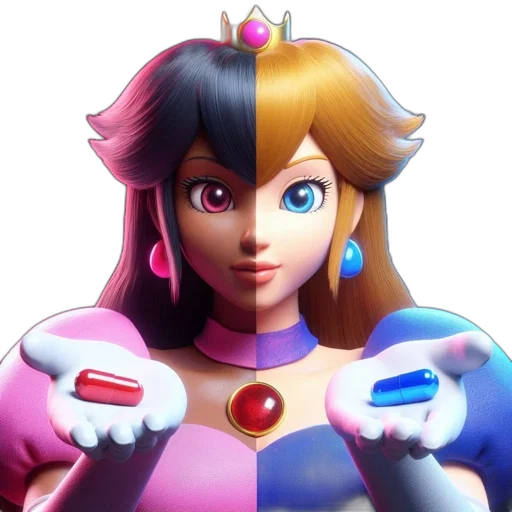 crown, robot, weapon, face transparent PNG cut-out