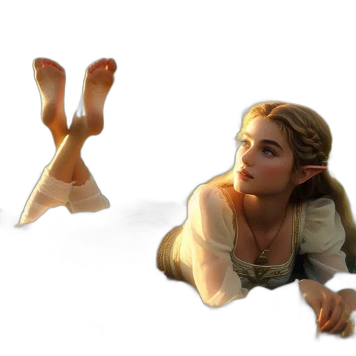 shoes, crown, creature, sword transparent PNG cut-out