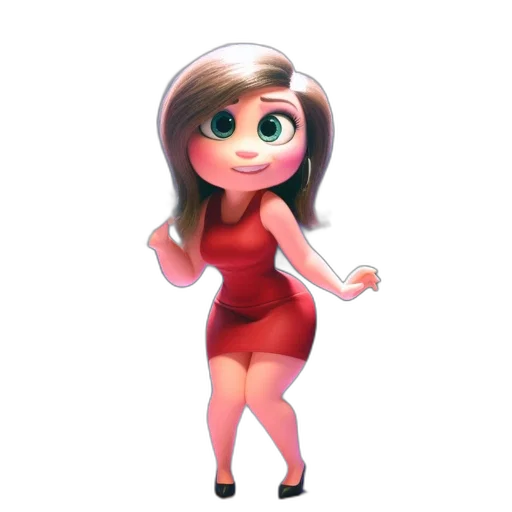 dress, robot, face, staff transparent PNG cut-out