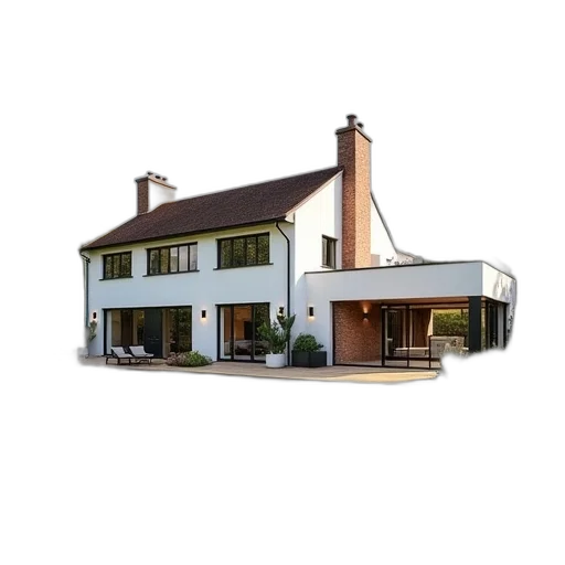 building, 3d render, photorealistic, concept art transparent PNG cut-out