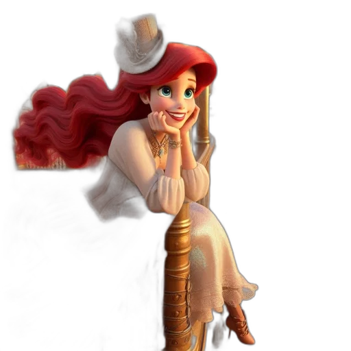 dress, staff, crown, jewelry transparent PNG cut-out