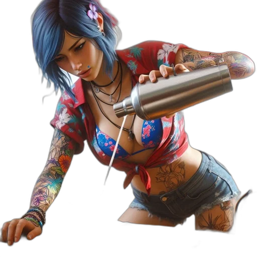 weapon, concept art, comic book art, fantasy art transparent PNG cut-out