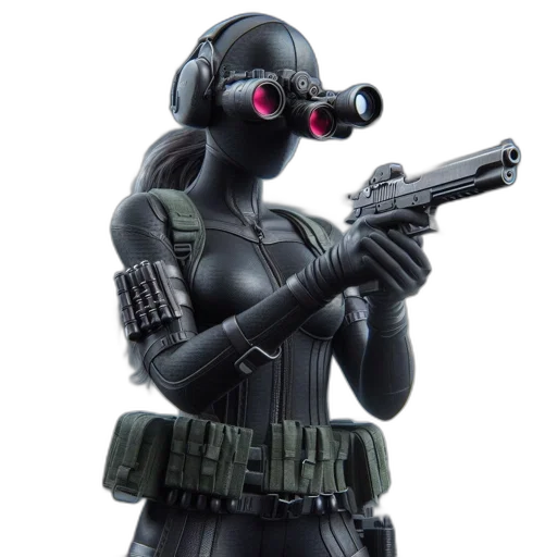 weapon, robot, mask, concept art transparent PNG cut-out