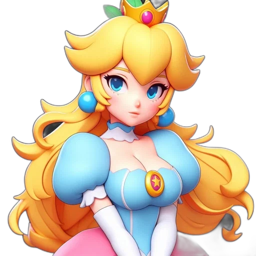 crown, dress, staff, face transparent PNG cut-out