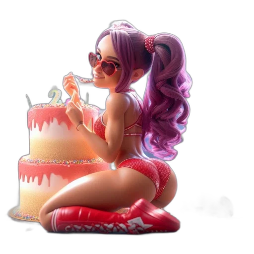 concept art, pixel art, cartoon, 3d render transparent PNG cut-out