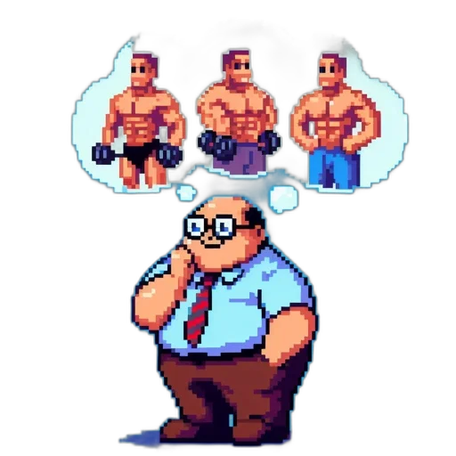 staff, pixel art, concept art, comic book art transparent PNG cut-out