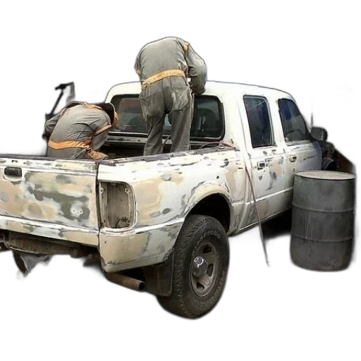 car, weapon, furniture, earth tones transparent PNG cut-out