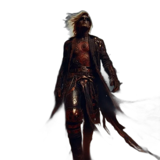 staff, creature, mask, sword transparent PNG cut-out
