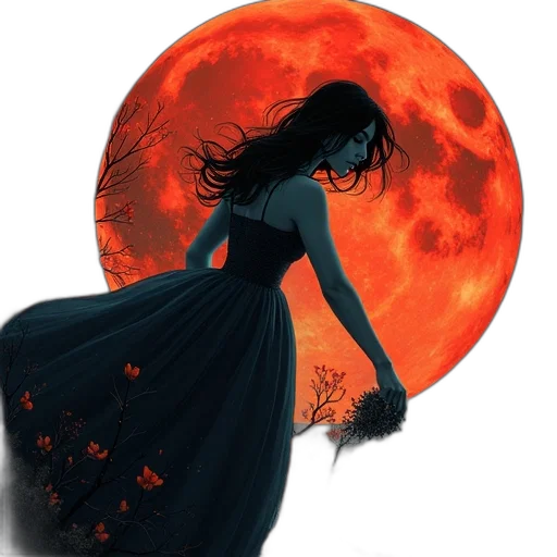 dress, fantasy art, concept art, comic book art transparent PNG cut-out