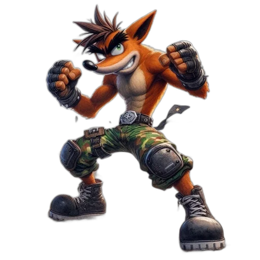animal, weapon, concept art, 3d render transparent PNG cut-out