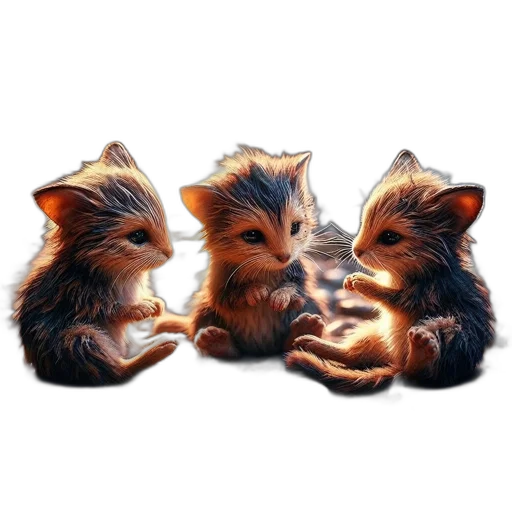 animal, photorealistic, concept art, 3d render transparent PNG cut-out