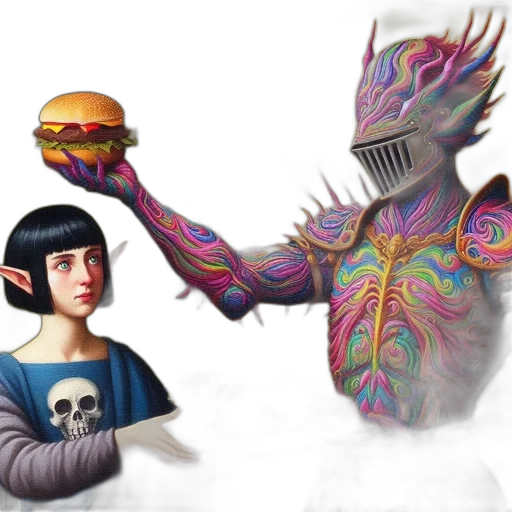 robot, creature, food, mask transparent PNG cut-out