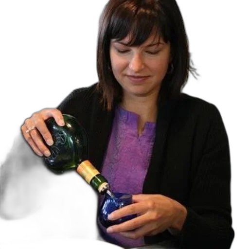 bottle, staff, fire, woman transparent PNG cut-out