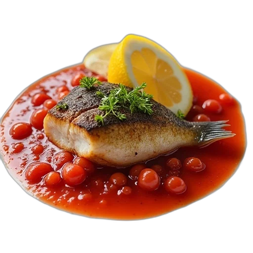 food, photorealistic, 3d render, red transparent PNG cut-out