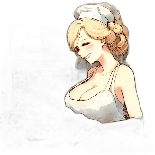 dress, hat, staff, crown transparent PNG cut-out