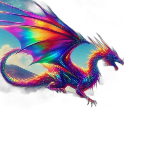 dragon, creature, animal, fantasy art transparent PNG cut-out