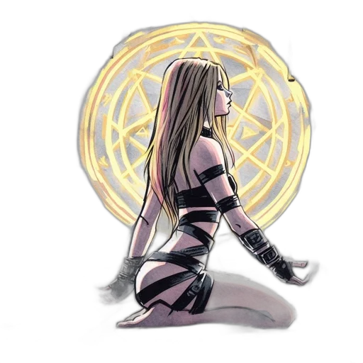 staff, dress, sword, concept art transparent PNG cut-out