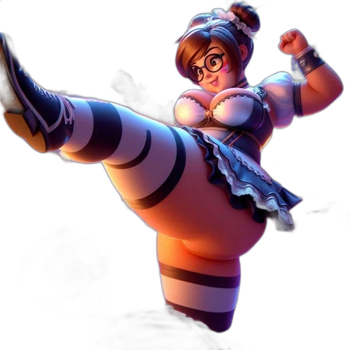 staff, robot, dress, weapon transparent PNG cut-out