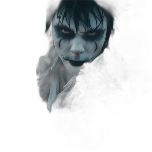 face, mask, creature, concept art transparent PNG cut-out