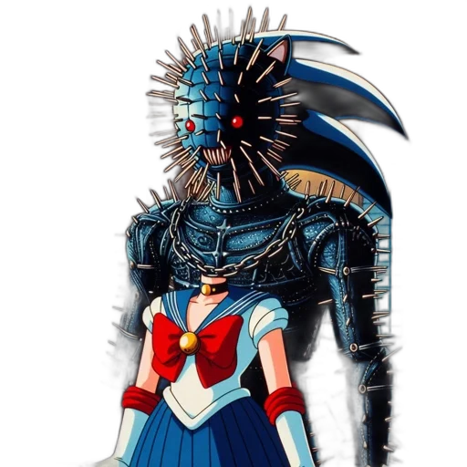 dress, robot, mask, crown transparent PNG cut-out
