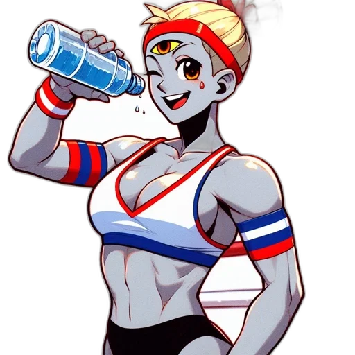 bottle, robot, pixel art, cartoon transparent PNG cut-out