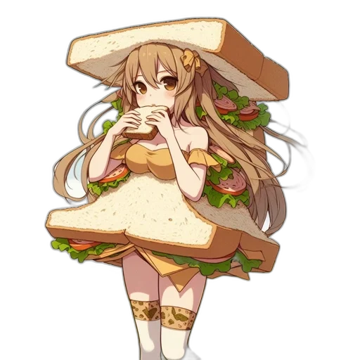 food, dress, hat, creature transparent PNG cut-out