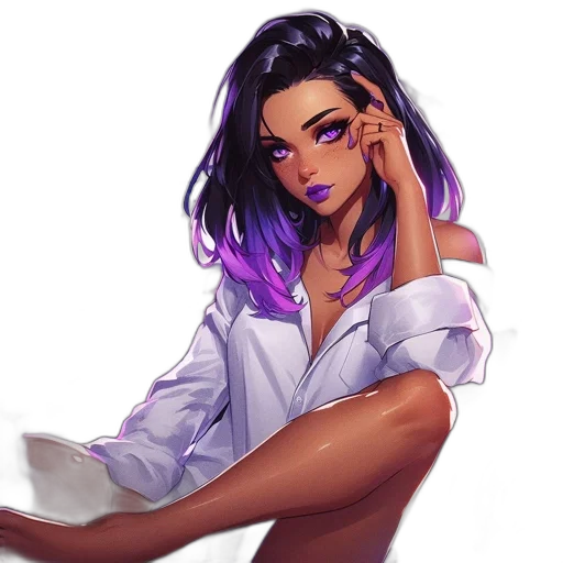 dress, face, concept art, fantasy art transparent PNG cut-out