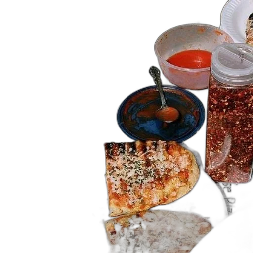food, jewelry, 3d render, slice transparent PNG cut-out