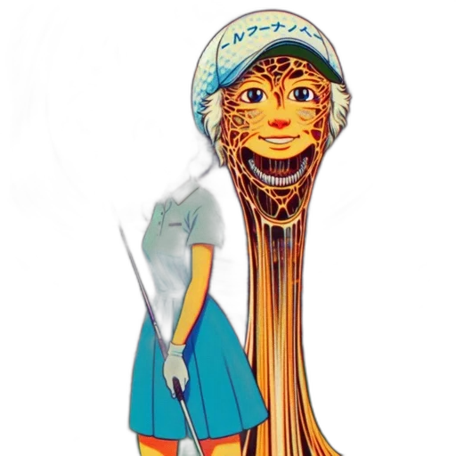 dress, mask, jewelry, staff transparent PNG cut-out