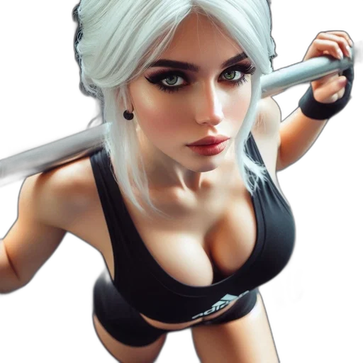 weapon, sword, staff, face transparent PNG cut-out