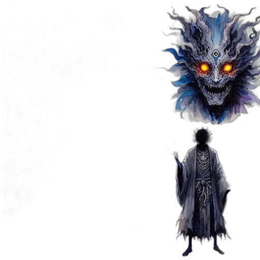 mask, creature, concept art, fantasy art transparent PNG cut-out