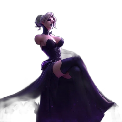 dress, staff, concept art, fantasy art transparent PNG cut-out
