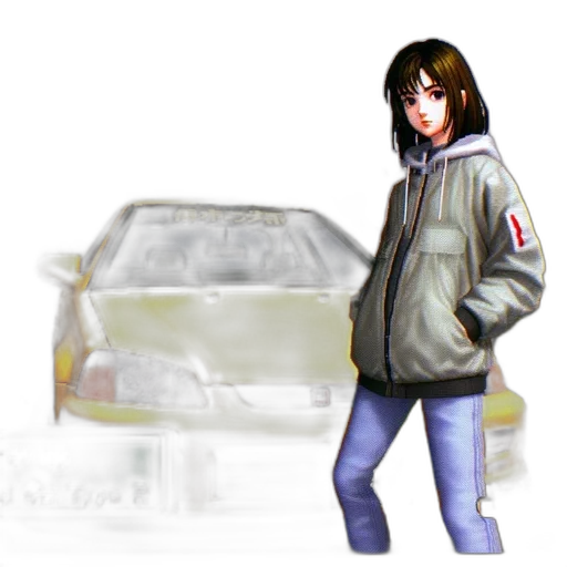 jacket, car, concept art, photorealistic transparent PNG cut-out