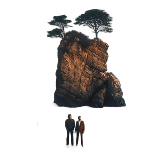 tree, concept art, pixel art, 3d render transparent PNG cut-out