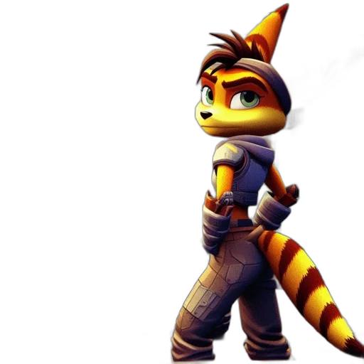 staff, animal, 3d render, concept art transparent PNG cut-out