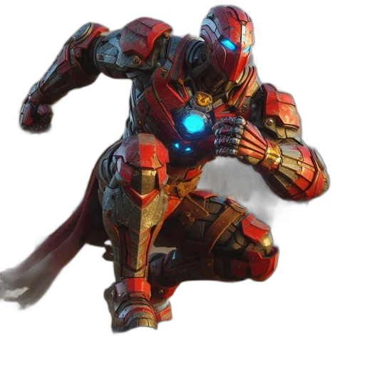 robot, weapon, mask, sword transparent PNG cut-out