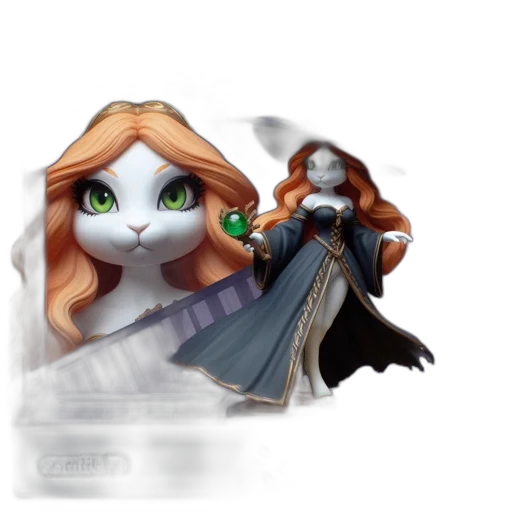 staff, concept art, fantasy art, 3d render transparent PNG cut-out