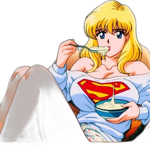 food, anime, comic book art, cartoon transparent PNG cut-out