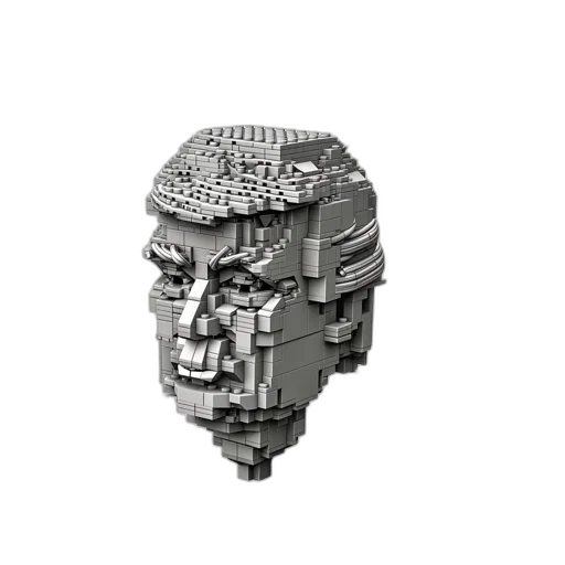 robot, face, mask, crown transparent PNG cut-out