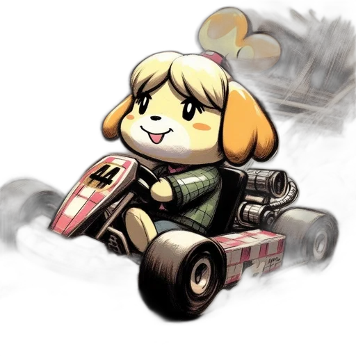 car, concept art, pixel art, watercolor transparent PNG cut-out